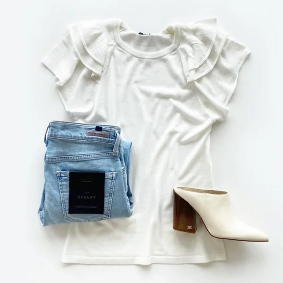 Current Air Ruffle Top - Picture 1 of 1